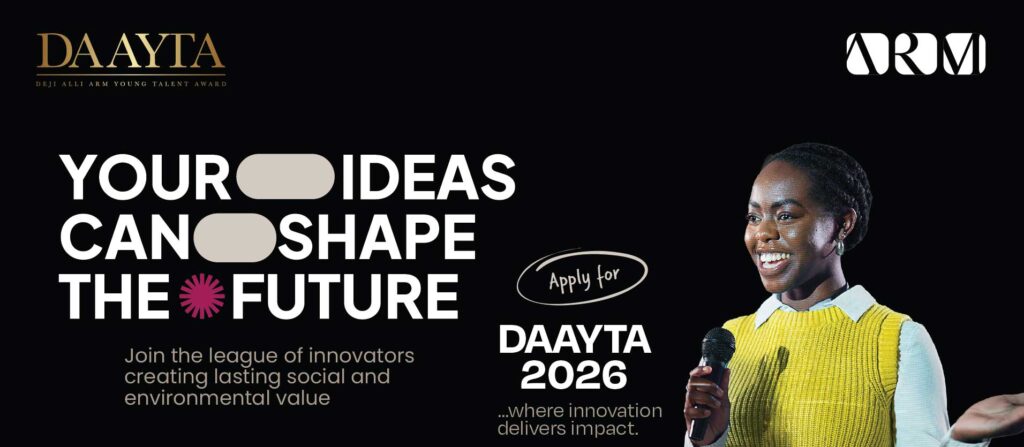 DAAYTA 2026 - Deji Alli ARM Young Talent Award
